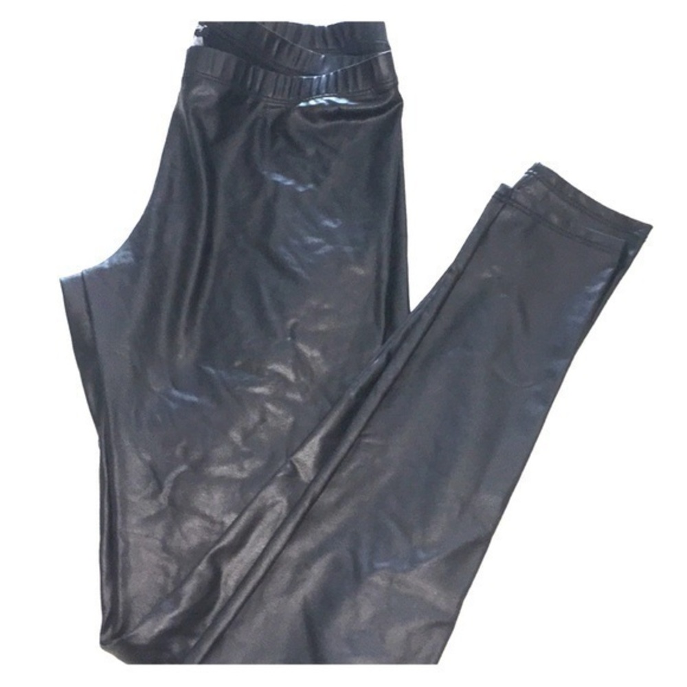 Faux letter leggings